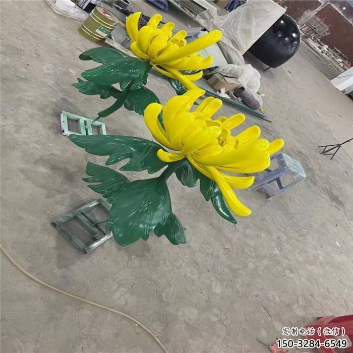 南岸景區(qū)菊花雕塑優(yōu)選，圓雕體系，城市菊花雕塑選定