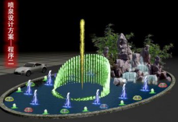 怒江旱地漂浮噴泉雕塑，水景藝術噴泉雕塑生產商