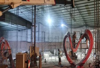 杭州景觀love雕塑選定，美陳雕塑，現代燈光love雕塑優選