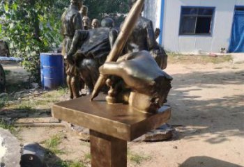 長壽手握鋼筆雕塑，街道標識，玻璃鋼手握鋼筆雕塑廠家