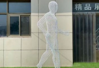 沙坪壩鏤空運動員雕塑服務(wù)商，美陳雕塑，鐵藝體育人物雕塑精選