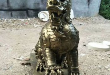 合川校園麒麟雕塑，拉絲海洋雕塑，卡通主題