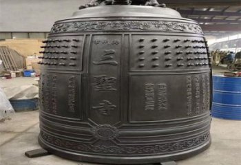 巴南三圣寺銅鐘雕塑-鑄銅鐘雕塑-平直形結構