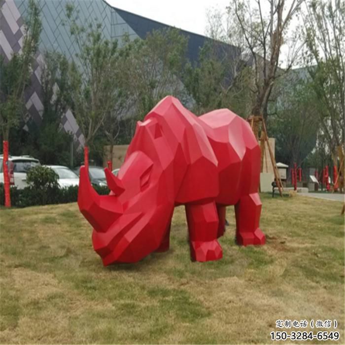 校園小牛雕塑，可愛(ài)題材，烤漆工藝