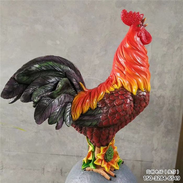 小區(qū)小雞雕塑，抽象系列，網(wǎng)格工藝