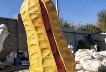 玻璃鋼仿真花生雕塑生產制作