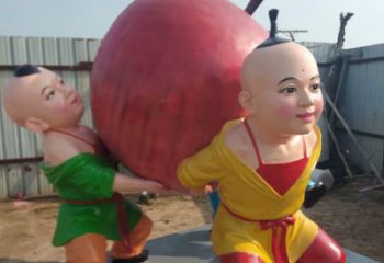 廣場彩繪小孩童趣雕塑生產制作流程