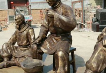 仿古民俗制藥人物雕塑流程